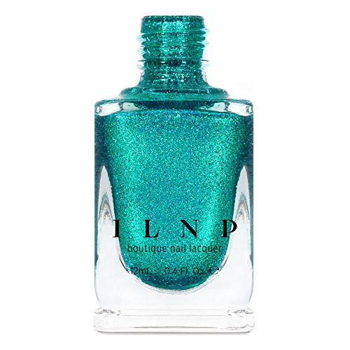ILNP No Days Off - Stunning Teal Holographic Nail Polish