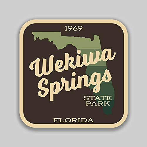JB Print Magnet Wekiwa Springs State Park Sticker Explore Wanderlust Camping Florida Vinyl Decal Sticker Car Waterproof Car Decal Magnetic Bumper Sticker 5 inch