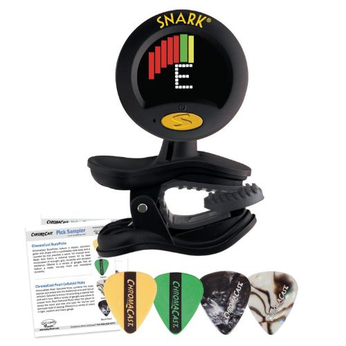 Snark SN-8 Super Tight Tuner with ChromaCast Guitar Pick Sampler