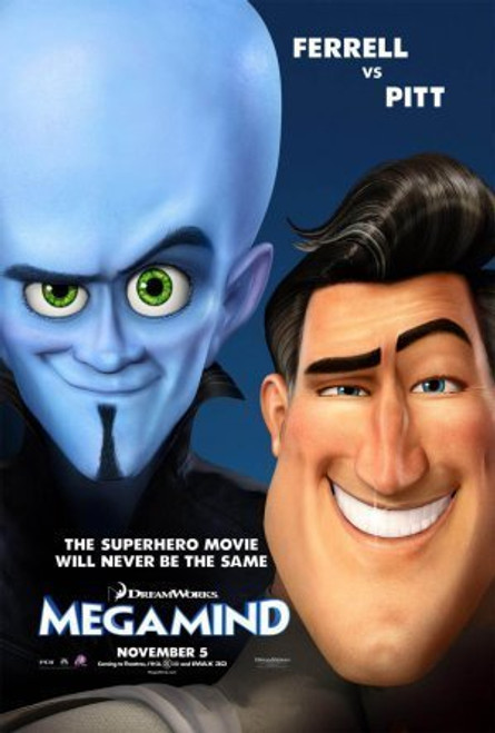 Megamind Advance Movie Poster Double Sided Original 27x40