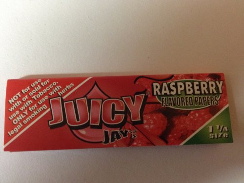 Juicy Jay s Flavored Rolling Paper Raspberry - 6 Packs