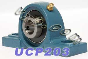 17mm Bearing UCP203  Plus  Pillow Block Cast Housing Mounted Bearings
