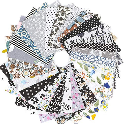 Konsait 50 Pieces 10 x 10 cm Multi-Color Fabric Patchwork Cotton Mixed Squares Bundle Sewing Quilting Craft  Craft Fabric Bundle Squares Patchwork DIY Sewing Scrapbooking Quilting Dot Stripe Konsait 50 Pieces 10 x 10 cm Multi-Color Fabric Patchwork Cotton Mixed Squares Bundle Sewing Quilting Craft  Craft Fabric Bundle Squares Patchwork DIY Sewing Scrapbooking Quilting Dot Stripe