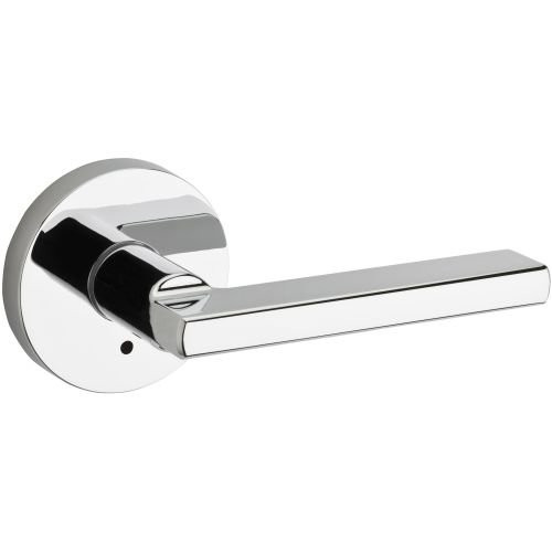 Kwikset 155HFLRDT-26 Halifax Round Privacy Door Lock Bright Chrome Finish, Polished Chrome