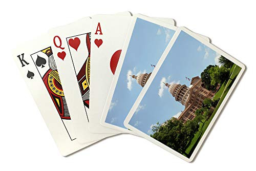 Austin  Texas - State Capitol Building in Spring 9033191  Playing Card Deck - 52 Card Poker Size with Jokers