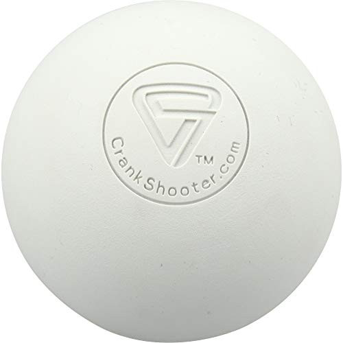 CrankShooter Lacrosse Ball Set  1 Dozen Lacrosse Game Balls  NOCSAE  NCAA  NFHS  and SEI Certified  12 Balls  White