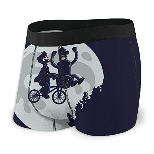 DISGOWONG Futur-AMA Men s Boxer Briefs Microfiber Stretch Boxer Briefs for Mens M