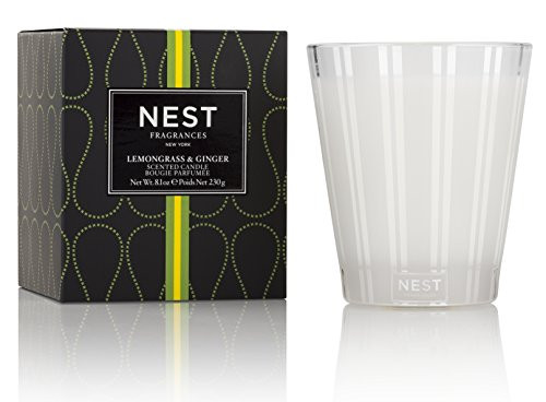 NEST Fragrances NEST01LG003 Classic Candle- Lemongrass & Ginger , 8.1 oz