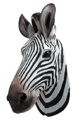 Things2Die4 Botswana Zebra Head Wall Mount Statue Bust