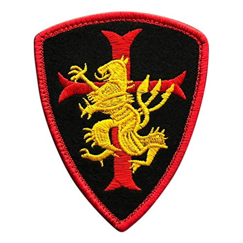 Hook Devgru Seal Team 6 Team Crusader Cross Lion Patch  3.5 inch DV-8