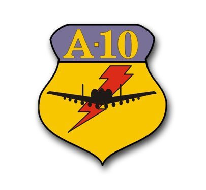 MAGNET US Air Force A-10 Patch Decal Magnetic Sticker 5.5 inch