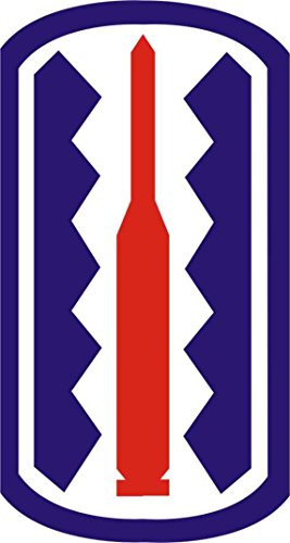 MilitaryDecals23 Magnet United States Army 197th Infantry Brigade Patch Decal Magnetic Sticker 3.8 inch  6-Pack