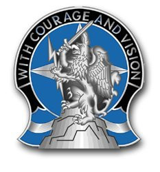 MAGNET United States Army 20th Military Intelligence Brigade Unit Crest Patch Decal Magnetic Sticker 3.8 inch