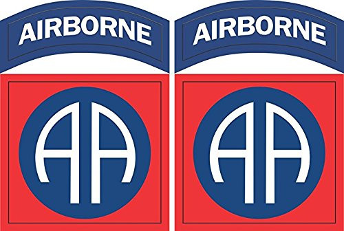 MAGNET Army 82nd Airborne Division Patch 2 Pack of 3.8 Magnetic Sticker Decals