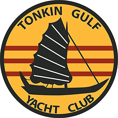 MAGNET Tonkin Gulf Yacht Club Patch 8 Inch Magnetic Sticker Decal