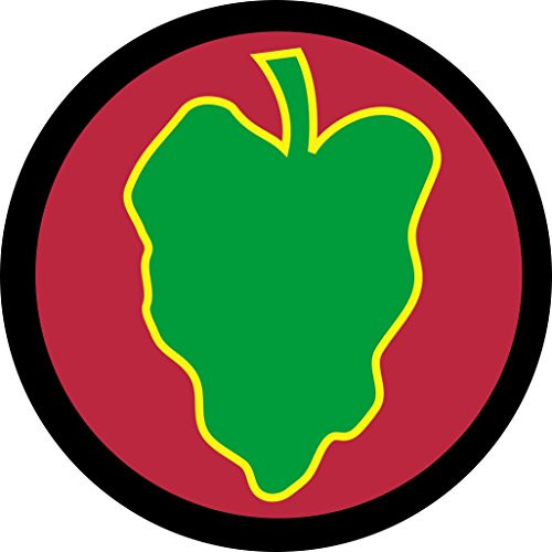 Military Vet Shop US Army 24th Mech Infantry Division Patch Vinyl Transfer Window Bumper Sticker Decal 3.8 inch