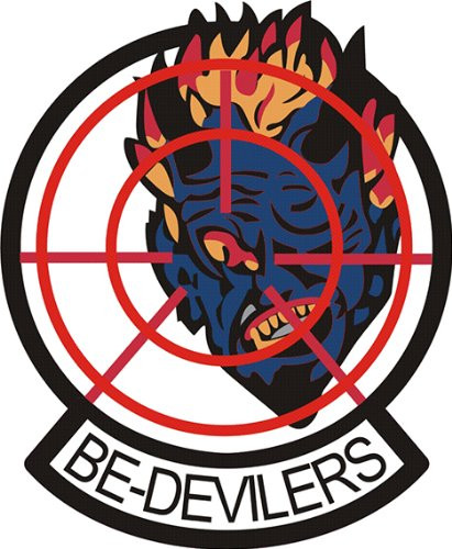 US Navy VF-74  Be-Devilers  Patch Military Veteran Served Window Bumper Sticker Vinyl Decal 3.8 inch