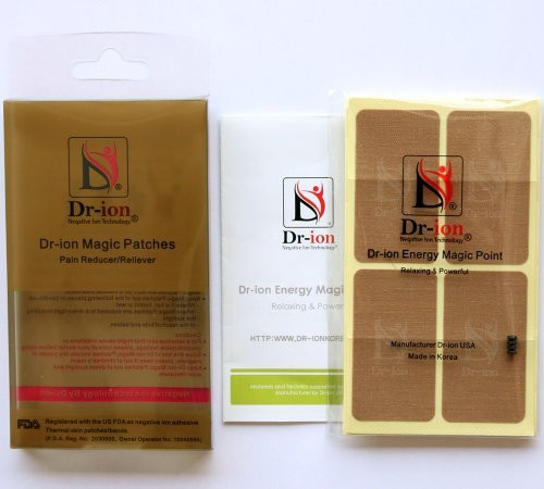 Dr-ion Negative Ion Magic Patches  Pain Reducer   Reliever  - Full or Half Pack  Full Pack  Light Brown   by Dr-ion  Dr. Ion