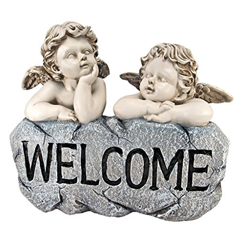 Design Toscano Raphael's Cherub Twins Welcome Statue Design Toscano Raphael's Cherub Twins Welcome Statue