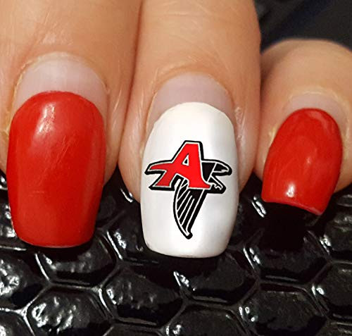 Atlanta Football Waterslide Nail Art Decals - Salon Quality