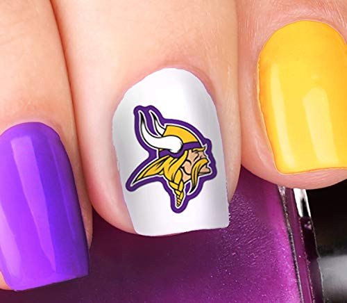 Minnesota Football Waterslide Nail Art Decals - Salon Quality