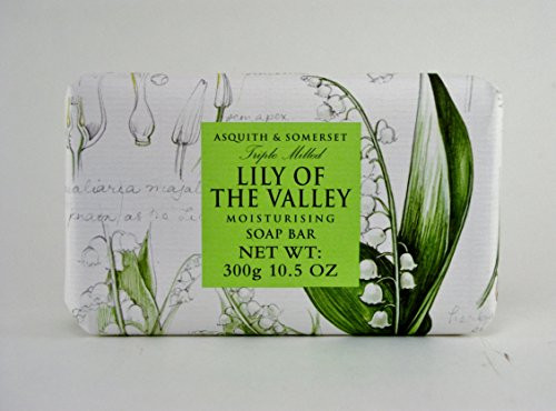 Asquith  and  Somerset Lily of the Valley Moisturizing Triple Milled Soap 10.5 Oz