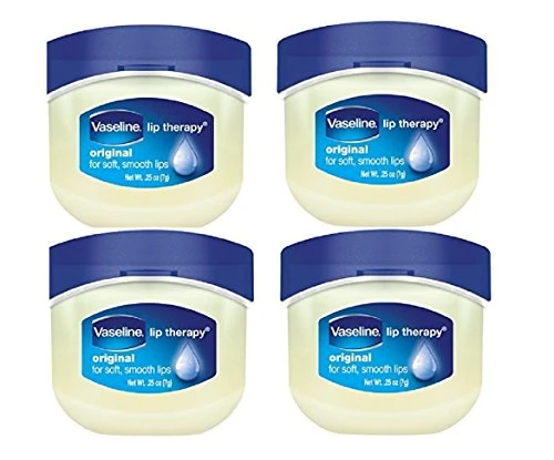 Vaseline Lip Therapy Original .25 Ounce Pack of 4