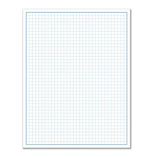 8-1 2 x 11 inch    Quadrille Grid Blueprint and Graph Paper  5 Pads  50 Sheets Per Pad