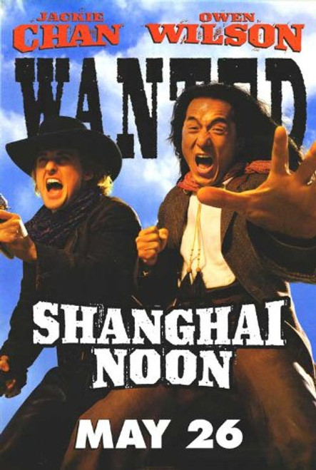Shanghai Noon Advance Movie Poster Single Sided Original 27x40
