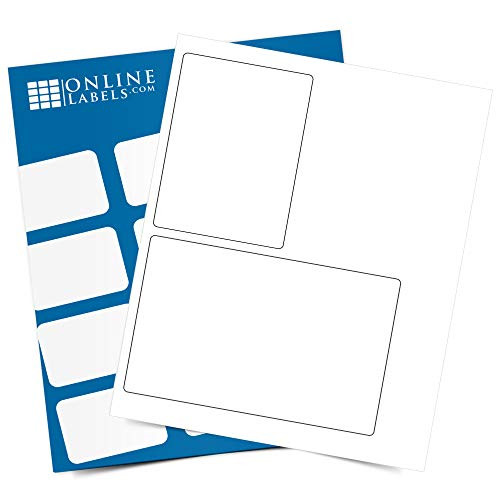 3.5 x 5 and 6.75 x 4.5 FBA Shipping Labels - Pack of 100 Sheets - Laser Inkjet Printer - Online Labels