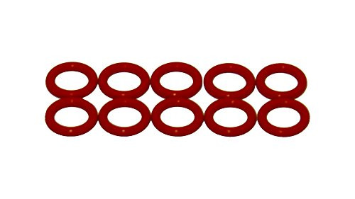 Sterling Seal ORSIL010x10 Number-010 Standard Silicone O-Ring  Excellent Resistance to Oxygen  Ozone and Sunlight  Vinyl Methyl Silicone  70 Durometer Hardness  1 4 inch  ID  3 8 inch  OD  Pack of 10