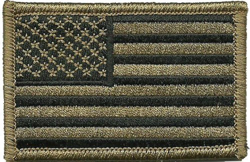 Shoulder Patch USA - Coyote Tan