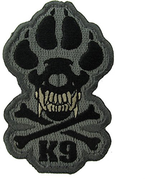 K9 Morale Patch  ACU  Foliage Green