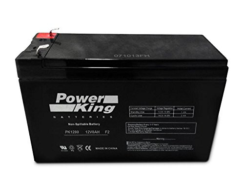 This Battery is Compatible with WKA12-8F 12V 8Ah Battery F2 Terminals  .250  12V Werker Replacement SLA Sealed Lead Acid Battery Beiter DC Power