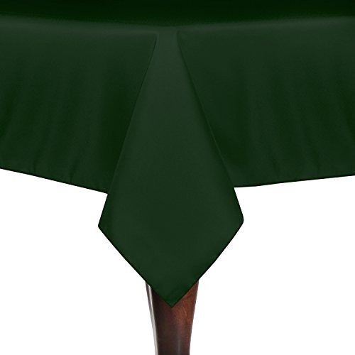 Ultimate Textile 72 x 108-Inch Rectangular Polyester Linen Tablecloth Moss Green