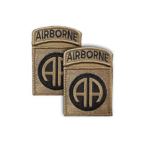 82nd Airborne New OCP Scorpion Patch And Airborne Tab Sewn Together W Hook Fastener  pair