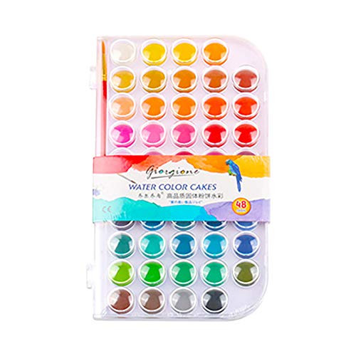 Watercolor Paint Set 36-Color Watercolors Case and Water Brush Pen Portable Water Colors Paints Set for Kids Children Students Adults Beginner Artists Painting Supplies 36 Colors Watercolor Paint Set 36-Color Watercolors Case and Water Brush Pen Portable Water Colors Paints Set for Kids Children Students Adults Beginner Artists Painting Supplies 36 Colors