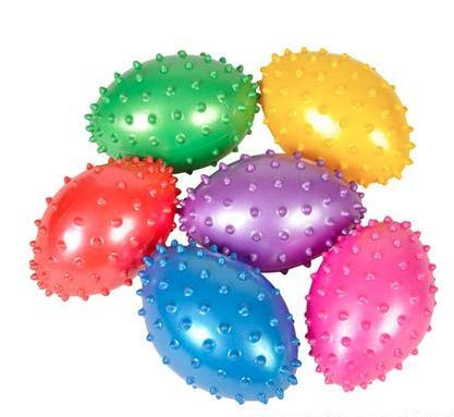 24  4 inch  Inflated Knobby Footballs ~ PARTY FAVOR ~
