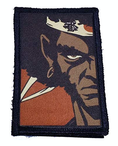Afro Samurai Morale Patch. 2x3 inch  Hook and Loop Patch. Made in The USA