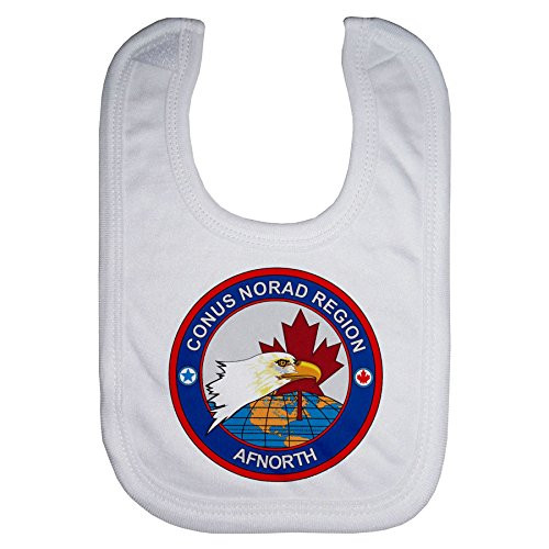 ExpressItBest Microfiber Baby Bib - US AF Cont US NORAD Region and AF Northern  CONR-AFNORTH