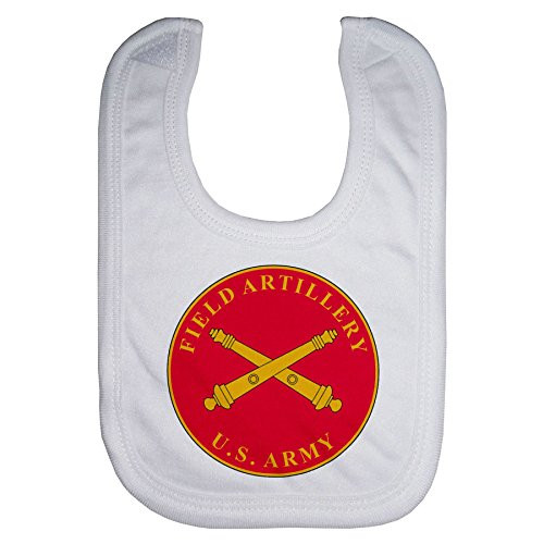 ExpressItBest Microfiber Baby Bib - US Army Field Artillery  Branch Plaque