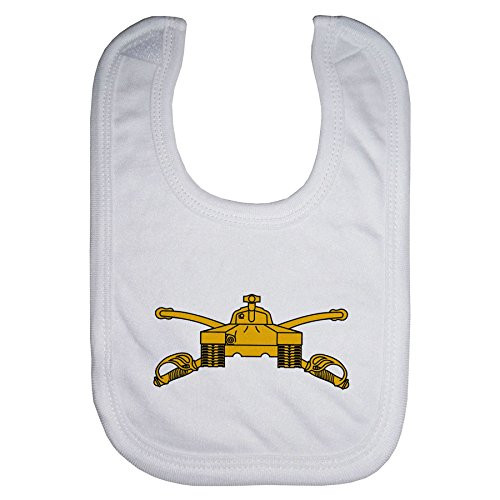 ExpressItBest Microfiber Baby Bib - US Army Armor  Branch Insignia