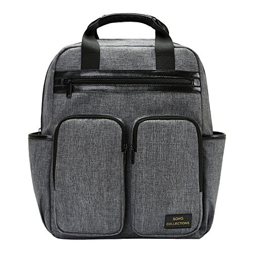 SoHo Columbus Diaper Backpack 3Pc Gray SoHo Columbus Diaper Backpack 3Pc Gray