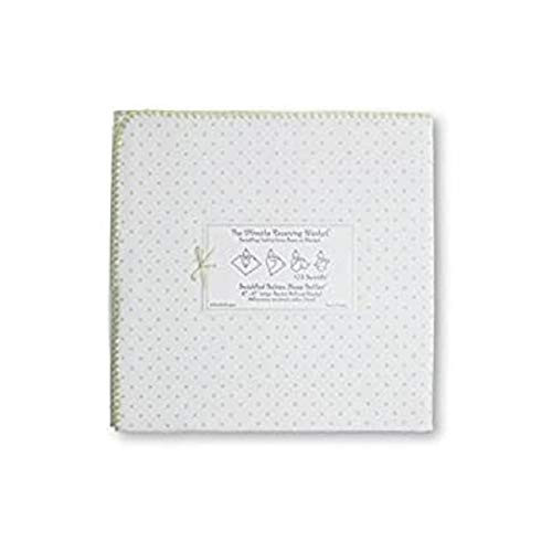 Ultimate Receiving Blanket in Polka Dots Color  Kiwi