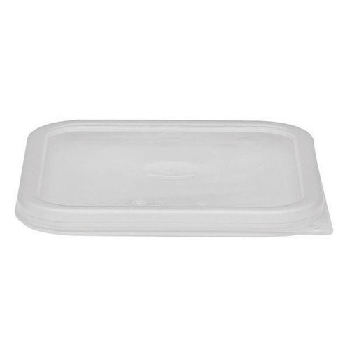 Cambro SFC12SCPP Cambro Square Seal Lid for 12  18 and 22 Qt. Capacity Clear Camwear Containers