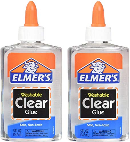Elmer s E305 Washable School Glue  5 oz Bottle  4 Pack  Clear