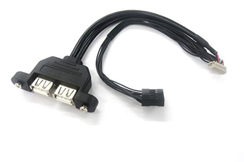 Micro SATA Cables Intel NUC Skull Canyon Internal Common IO Header Dual USB 2.0 Panel Mount Line
