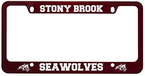 Stainless Steel License Plate Frame - Stony Brook Seawolves