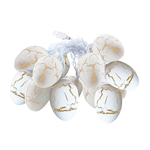 Easter Eggs String Lights Decorations  Battery Operated LED Easter Lights Lamps USB for Easter Tree Home Window Indoor Outdoor Décor  Easter Decoration Ornaments Lights