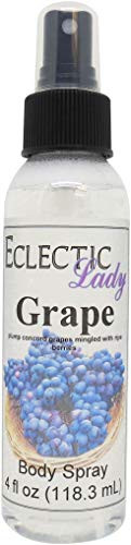 Grape Body Spray  Double Strength   8 ounces